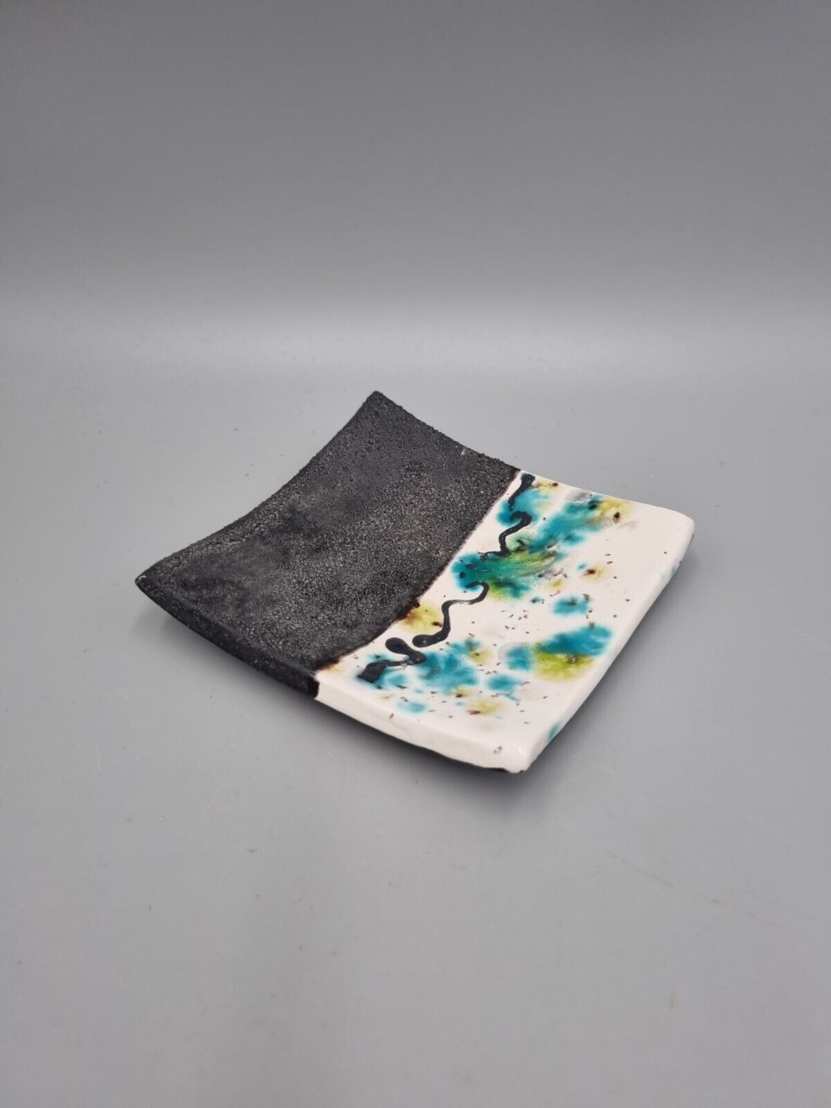 A Studio Ceramic Small Tray By Icelandic Artist Kilbrun Olafsdottir, KSK Keramik