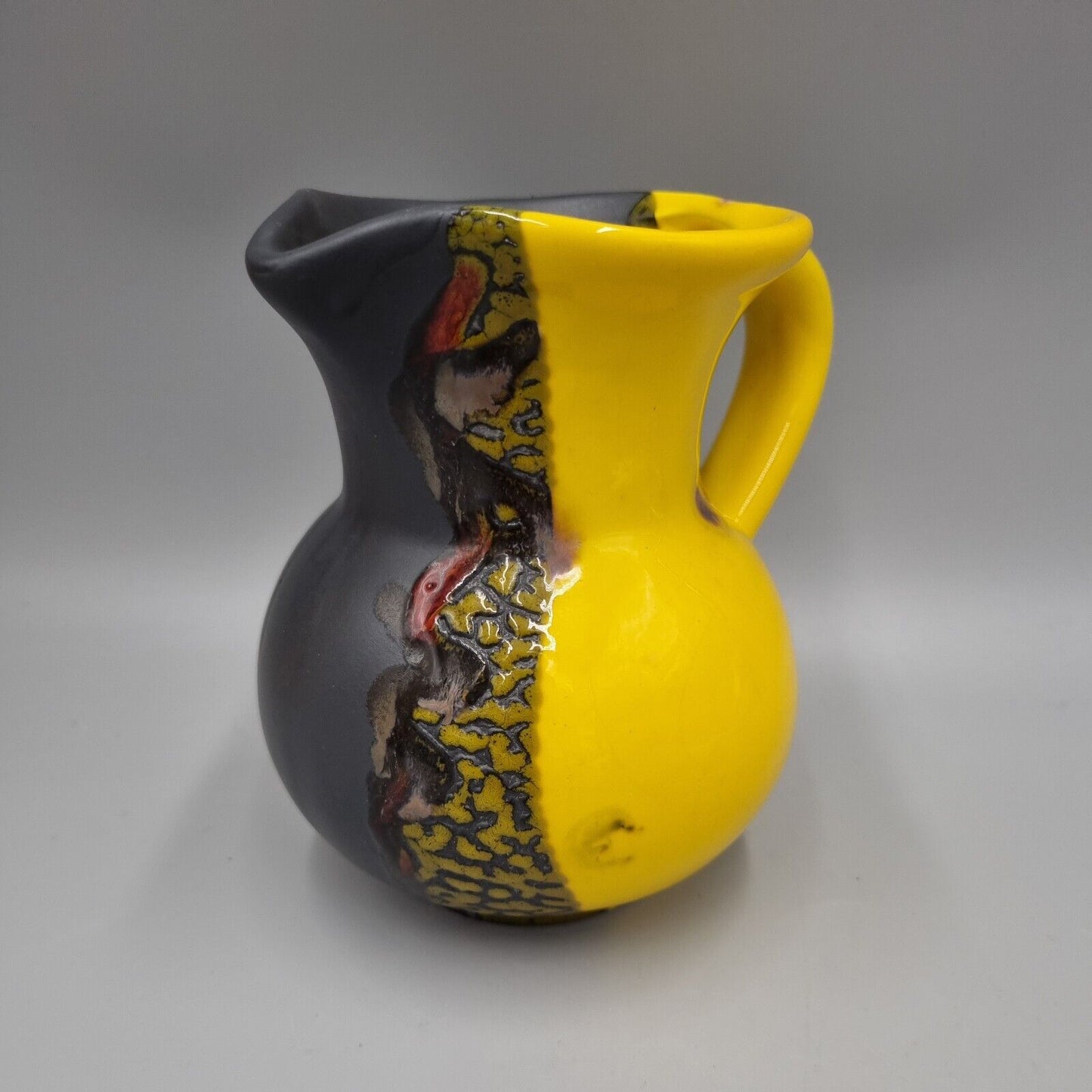 A Vintage Studio Pottery Bristow Pottery Jug, Vivid Colours.