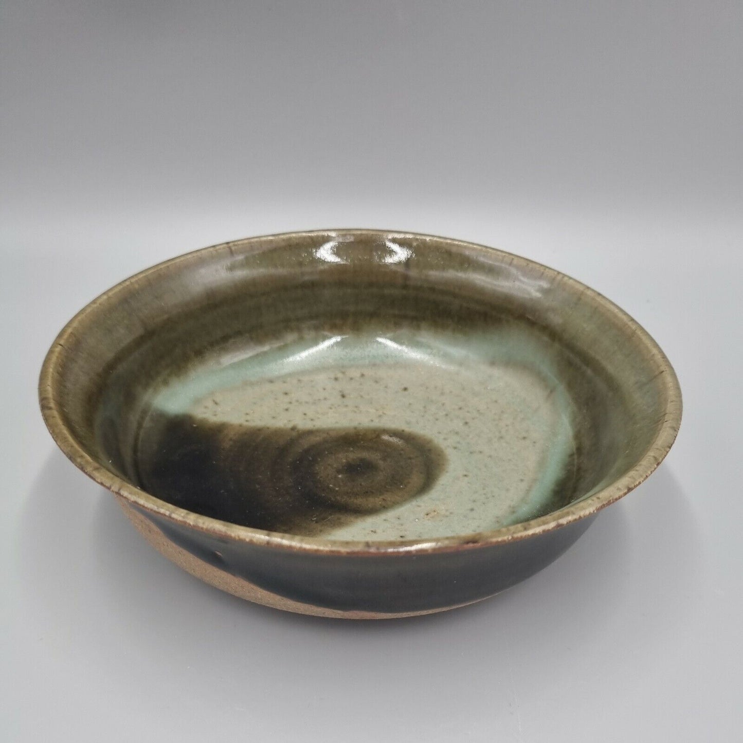 A Pair Of Studio Pottery Bowls, Decorated.