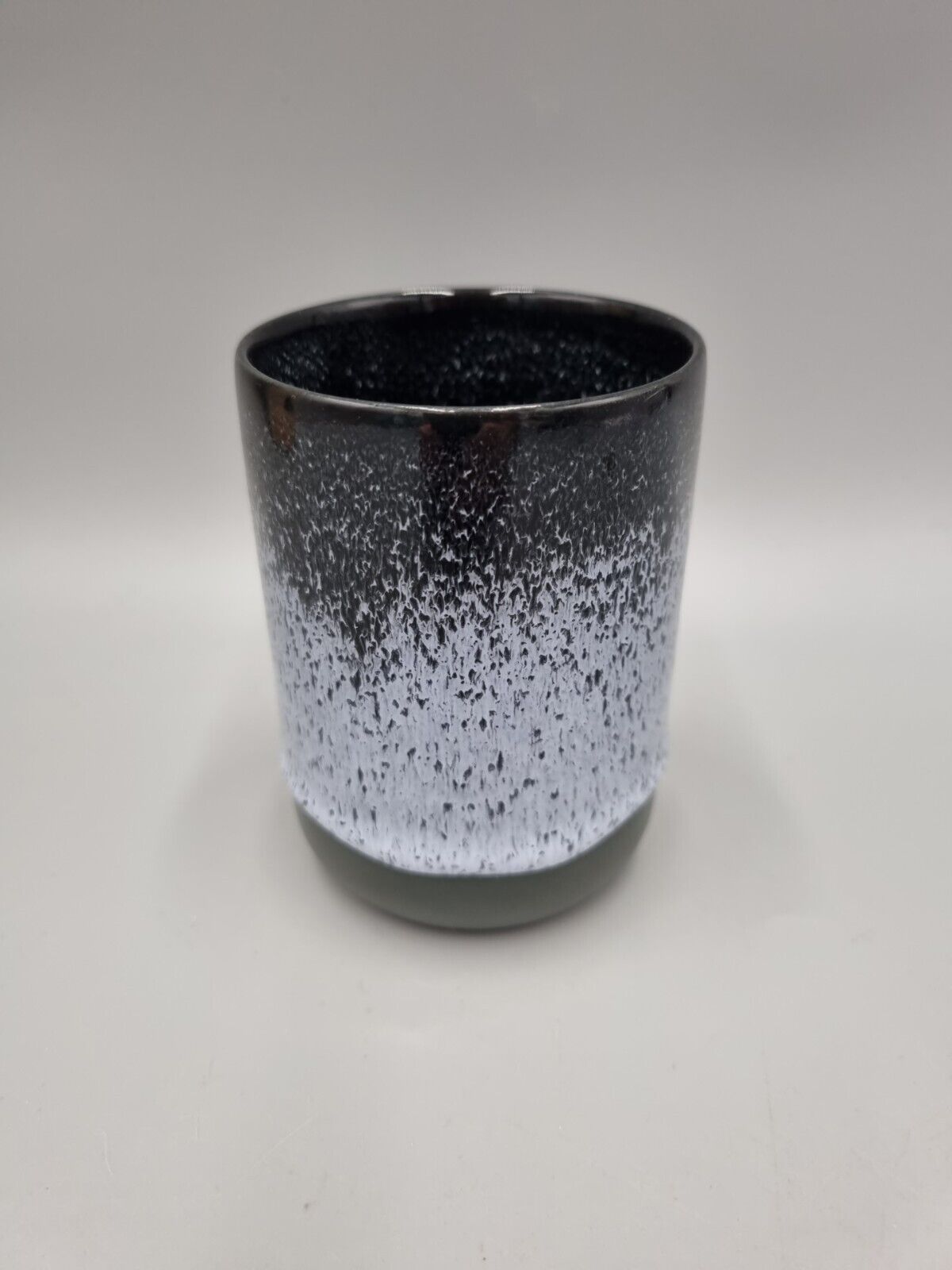 A Studio Arhoj, Denmark, Handmade Ceramic Beaker, 'Static' Decor, Slurp Cup.