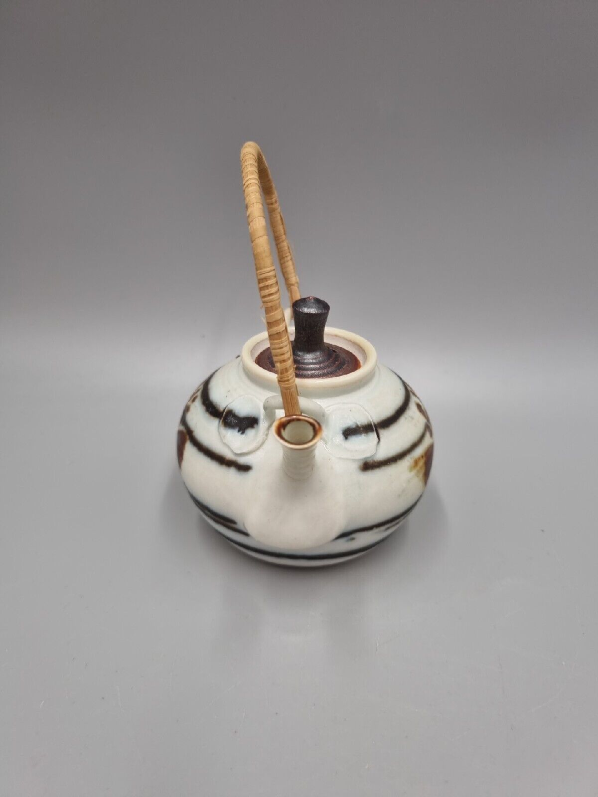 A Miniature Studio Pottery Tea Pot By Mary Rich (A/F)