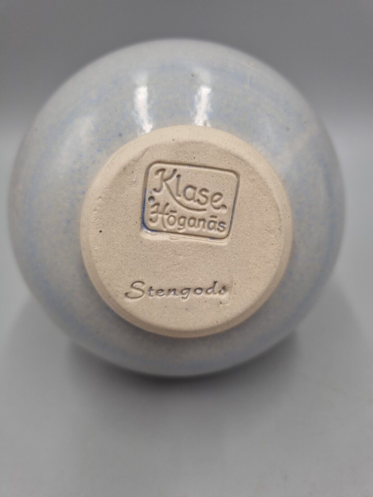 A Klase Stoneware Studio Pottery Vase, Sweden, Höganäs, 1960's, Very Good.