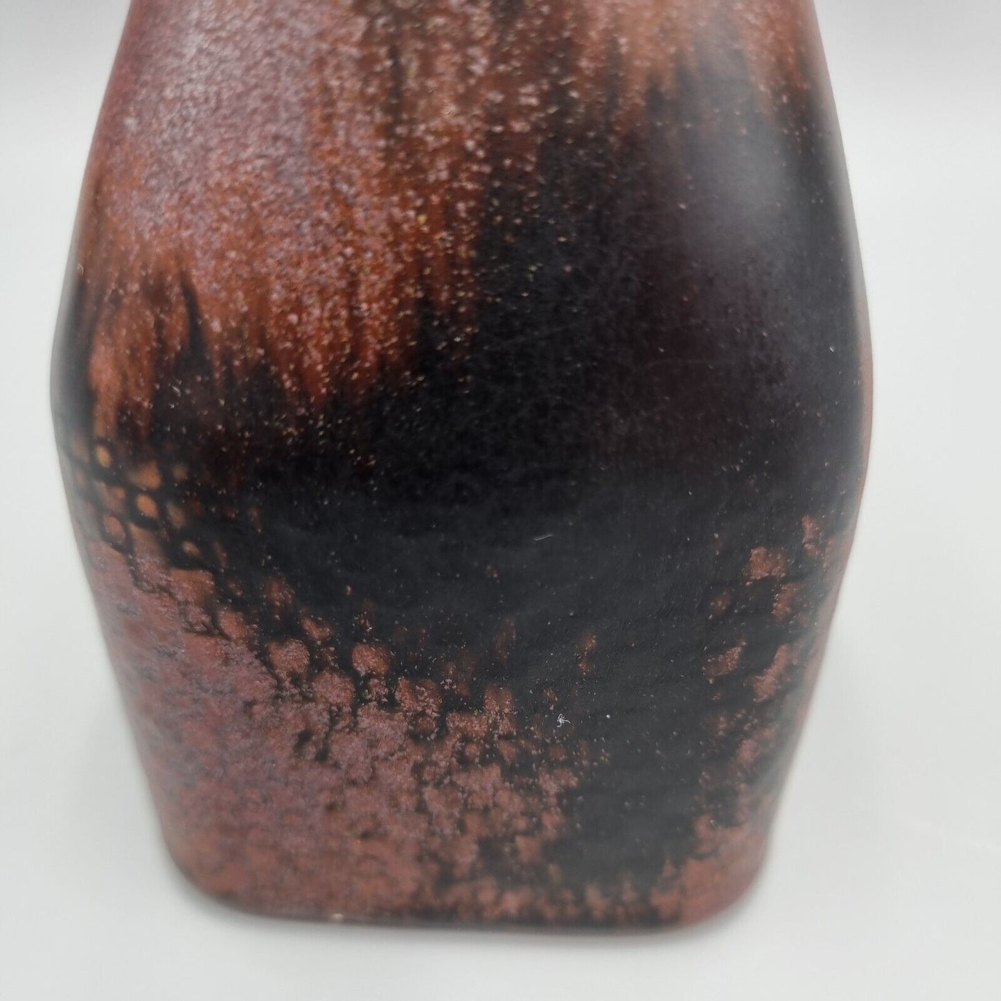 Unique Stoneware Vase By Stig Lindberg For Gustavsberg, ~1969, Tenmoku Glaze.