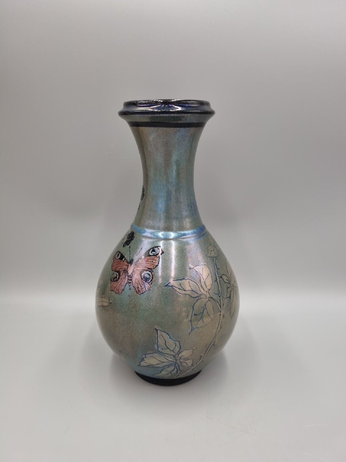 A Jonathan Chiswell Jones Studio Art Pottery Lustre Vase, No. 8169, Signed.