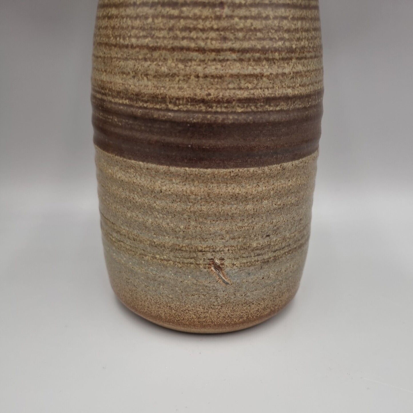 Vintage POG Crafts Studio Pottery Vase - Stoneware, VGC.