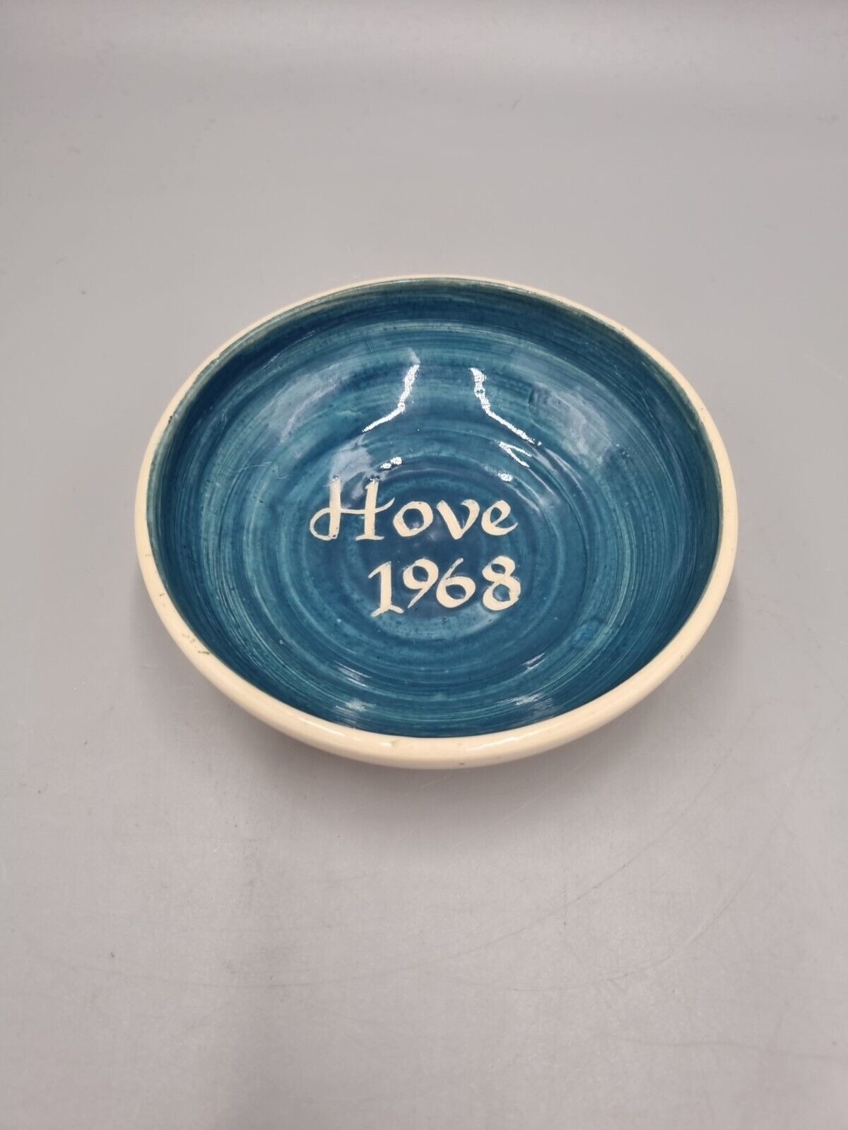 A Vintage Studio Pottery Small Bowl By Devamere Pottery, Brighton, Hove 1968.