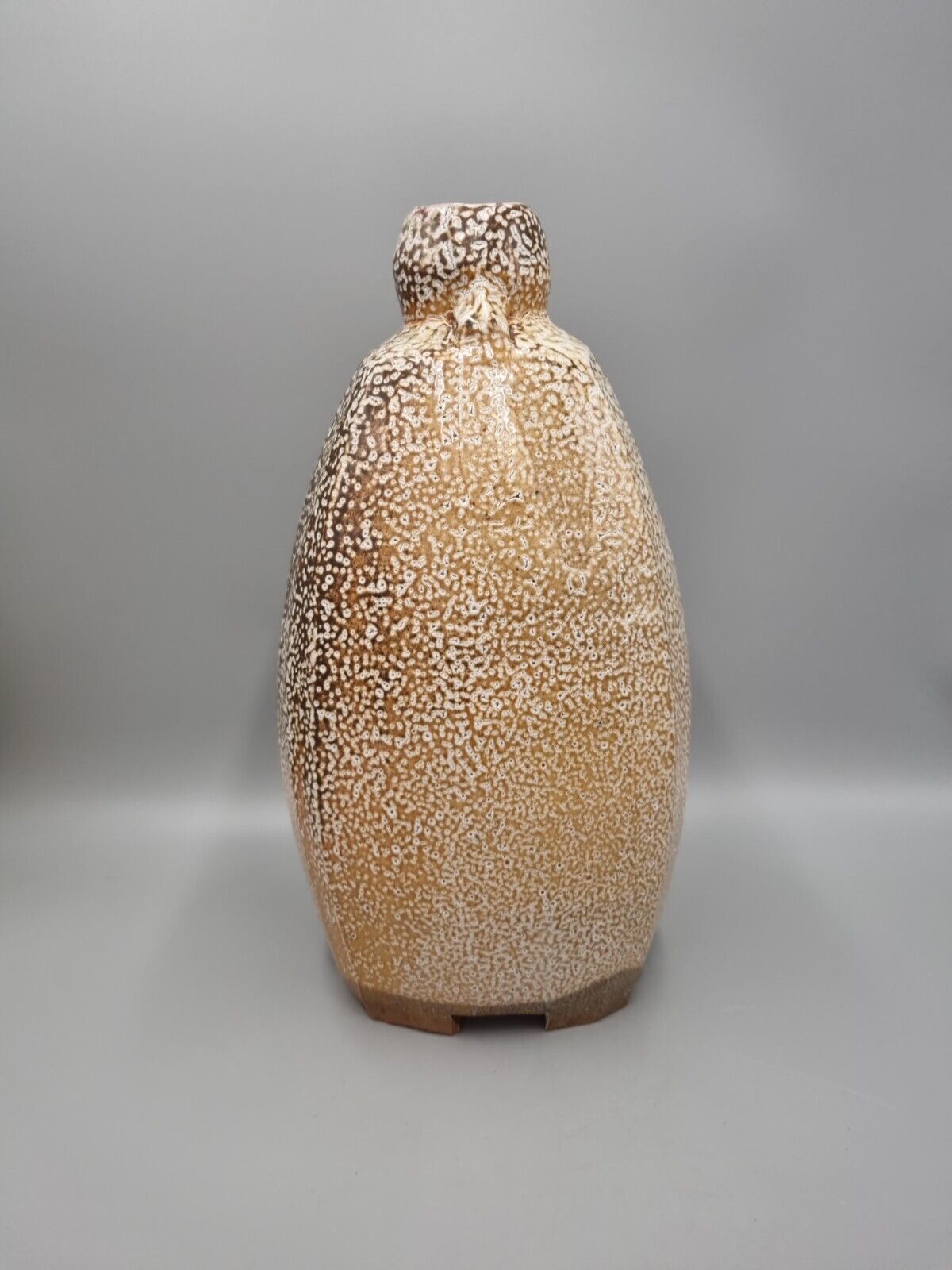 A Marcus O'Mahony Studio Pottery Vase / Vessel, Squared Bottle, H-36cm