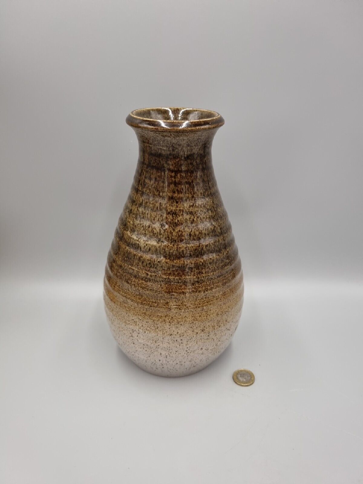 A Large Studio Pottery Vase By Eddie Goodall For Purbeck Pottery