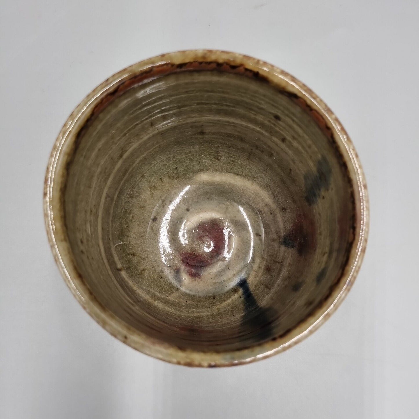 A Footed Stoneware Studio Pottery Teacup By Keith Smith, Otterton Pottery, VGC.