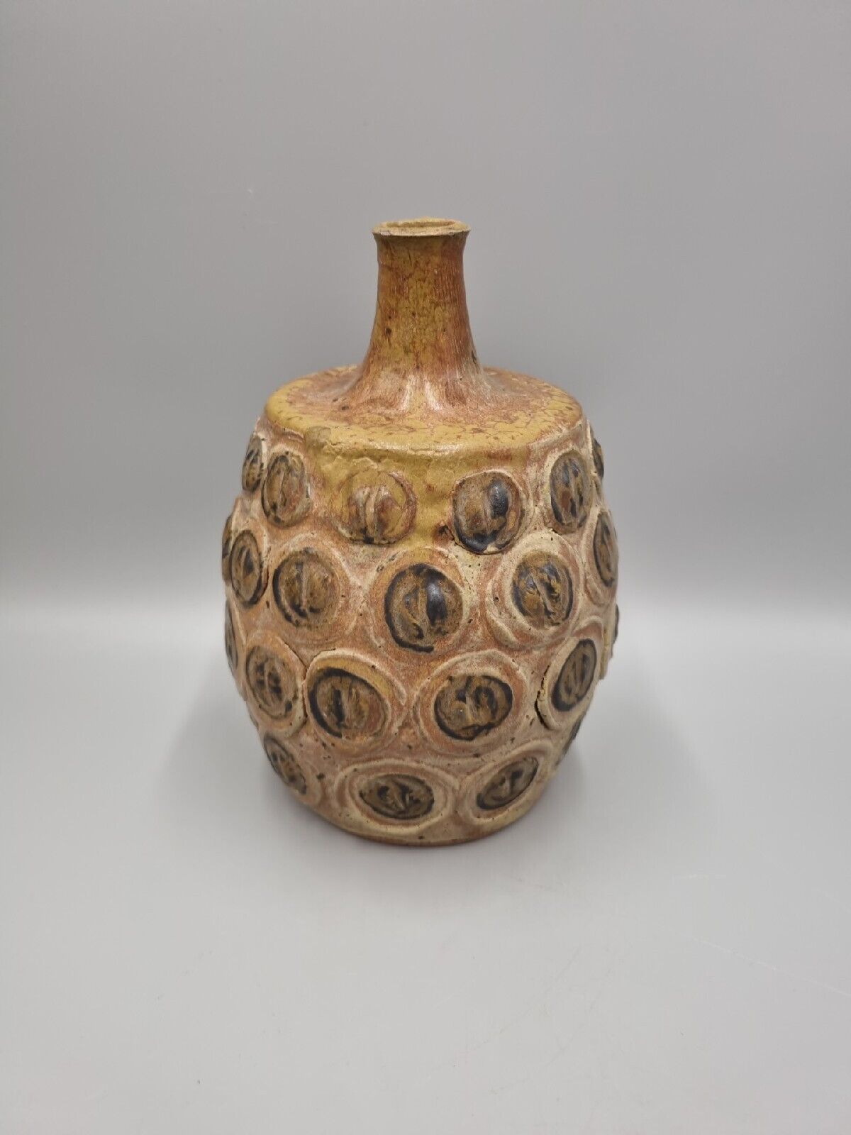 A Vintage Studio Pottery Vase Attributed To Keith Hall, Llandaff, Wales.