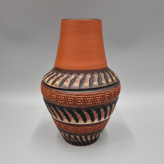 A West German Pottery Vase Akru-Klinker Keramik, 93/15, WGP, MCM.