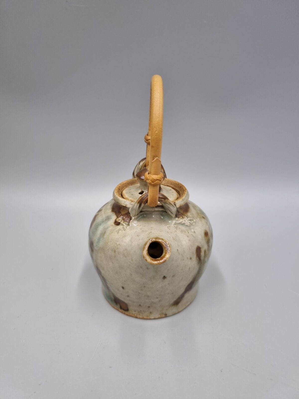 A Miniature Studio Pottery Tea Pot By Eileen Stevens.