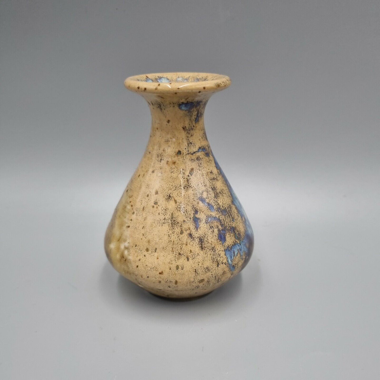 A Small Studio Pottery Footed Posy / Bud Vase, Incised to Base, VGC.