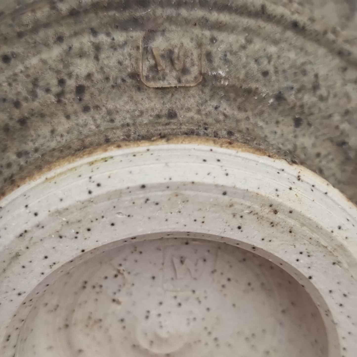 A Small Footed Pot / Bowl With Impressed 'W' Mark, Woods?