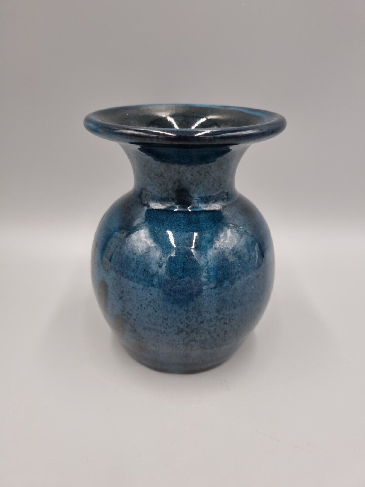 A Sheldon Studio Pottery Flared Bulb Vase, John & David Bishop.