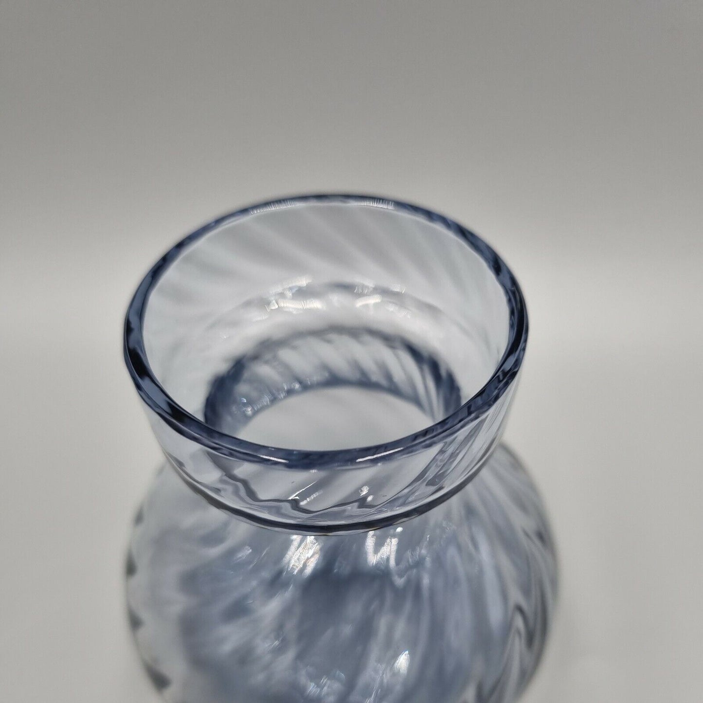 A Dartington Glass  Swirl / Ripple Candleholder / Vase FT 266, VGC