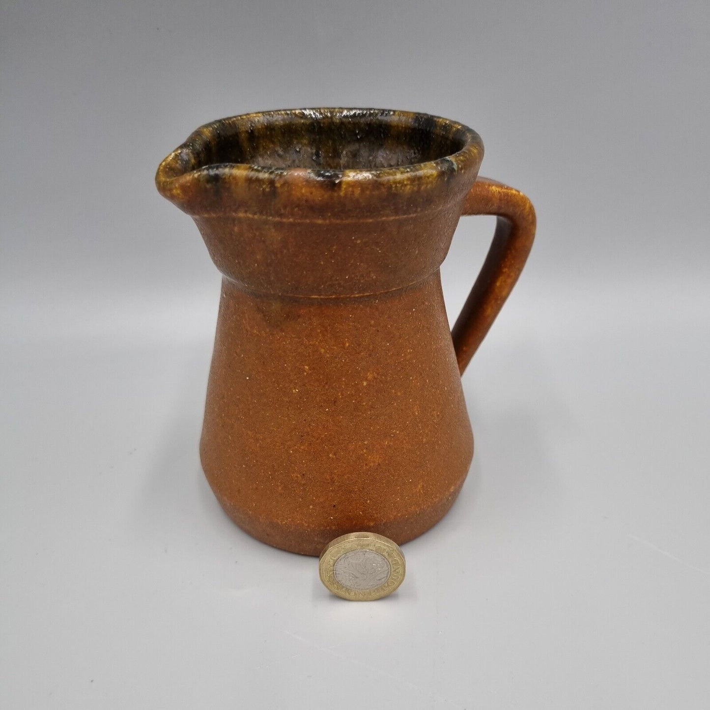 An Accolay Medium Studio Pottery Jug, Made in France, VGC