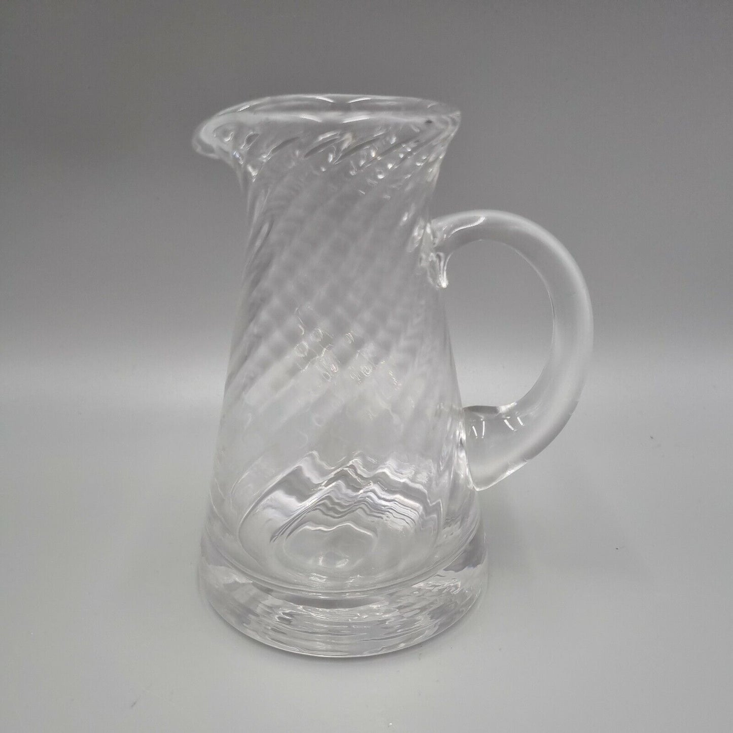 A Dartington Glass Flare (Twist) Pattern Small (1/2 Pint) Jug / Carafe. VGC.