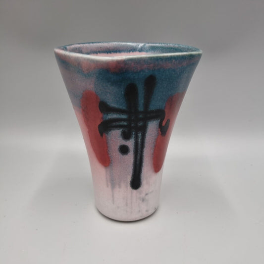 A Janice Tchalenko Studio Pottery Vase For Dartington Pottery