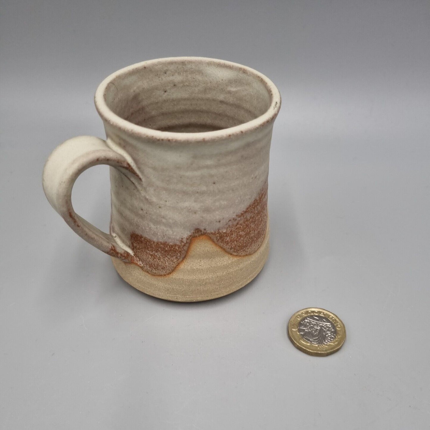 A Roger Bunn Studio Pottery Small Mug. VGC.