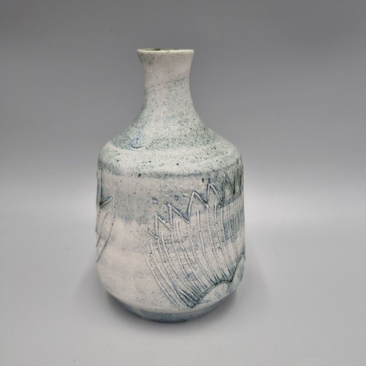 A Carn Studio Pottery Vase - John Beusmans, Short Cylinder Form. VGC.