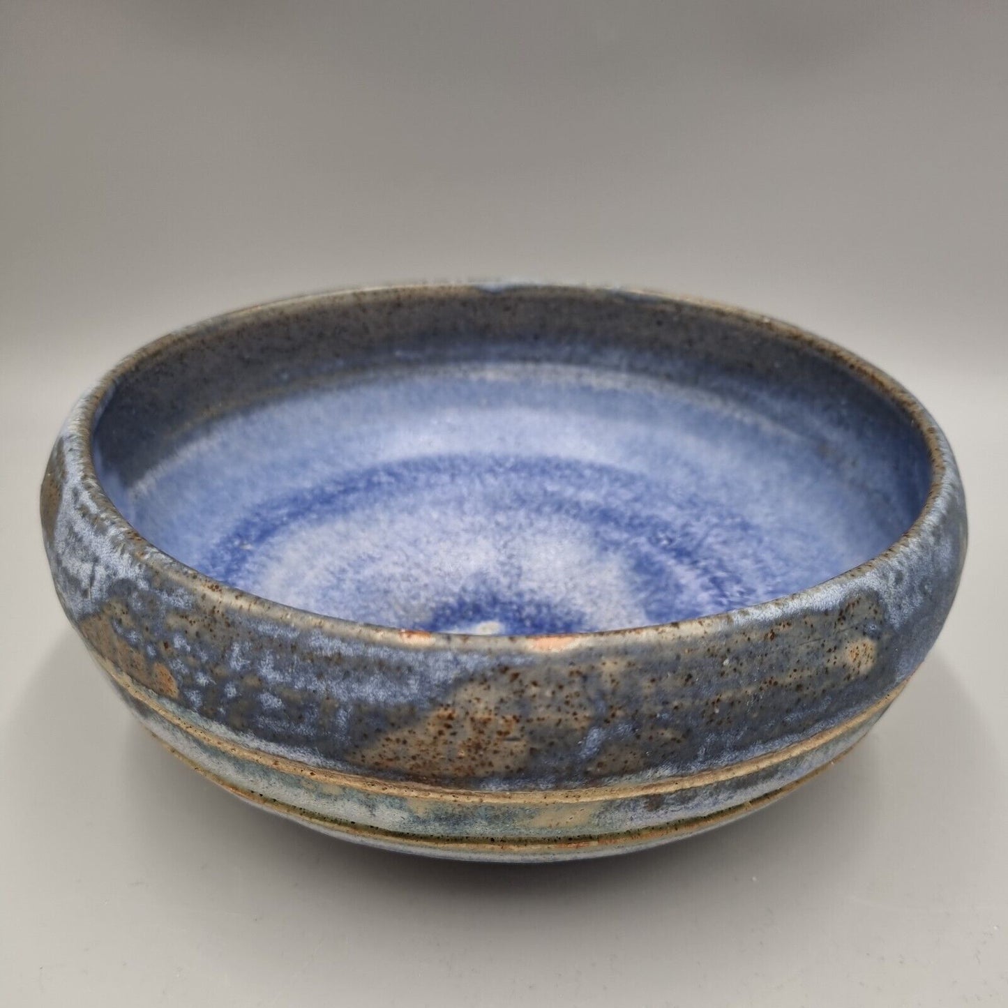 A Studio Pottery Bowl, Incised To Base With Fish Mark, '95.