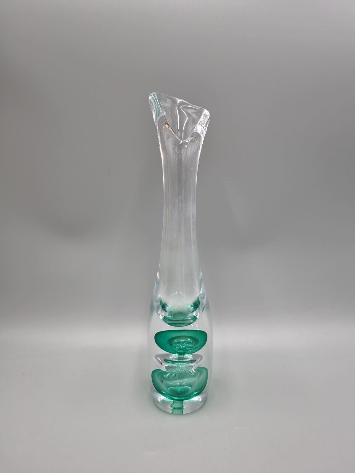 A Vas Vitreum Studio Art Glass Vase, Swedish, Scandinavian Design.