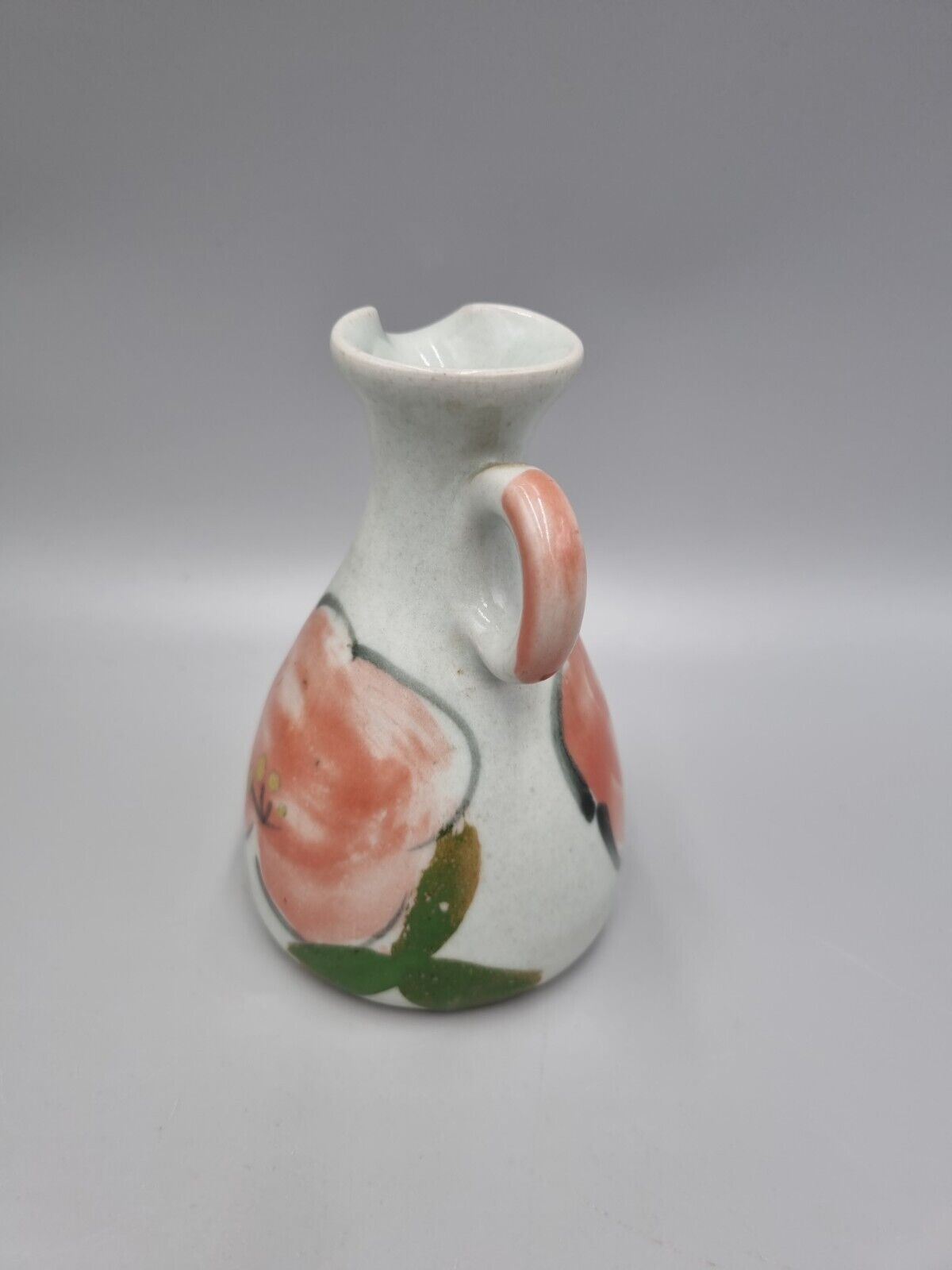 A John & Judy Jelfs Studio Pottery Flower Stoneware Jug, Bourton on Water.