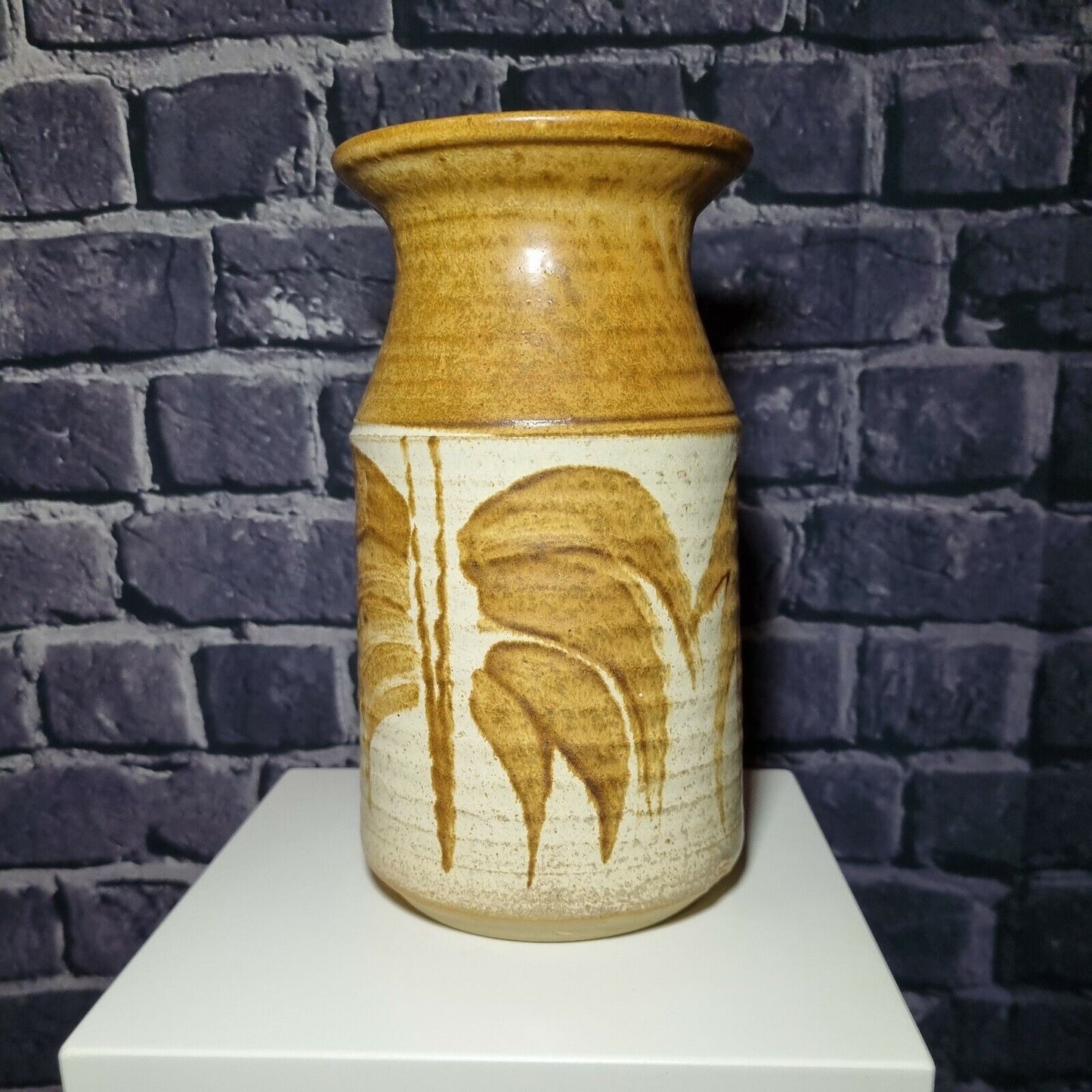 Studio Pottery vase by Earnest Bernard Jones, 20cm high, VGC.