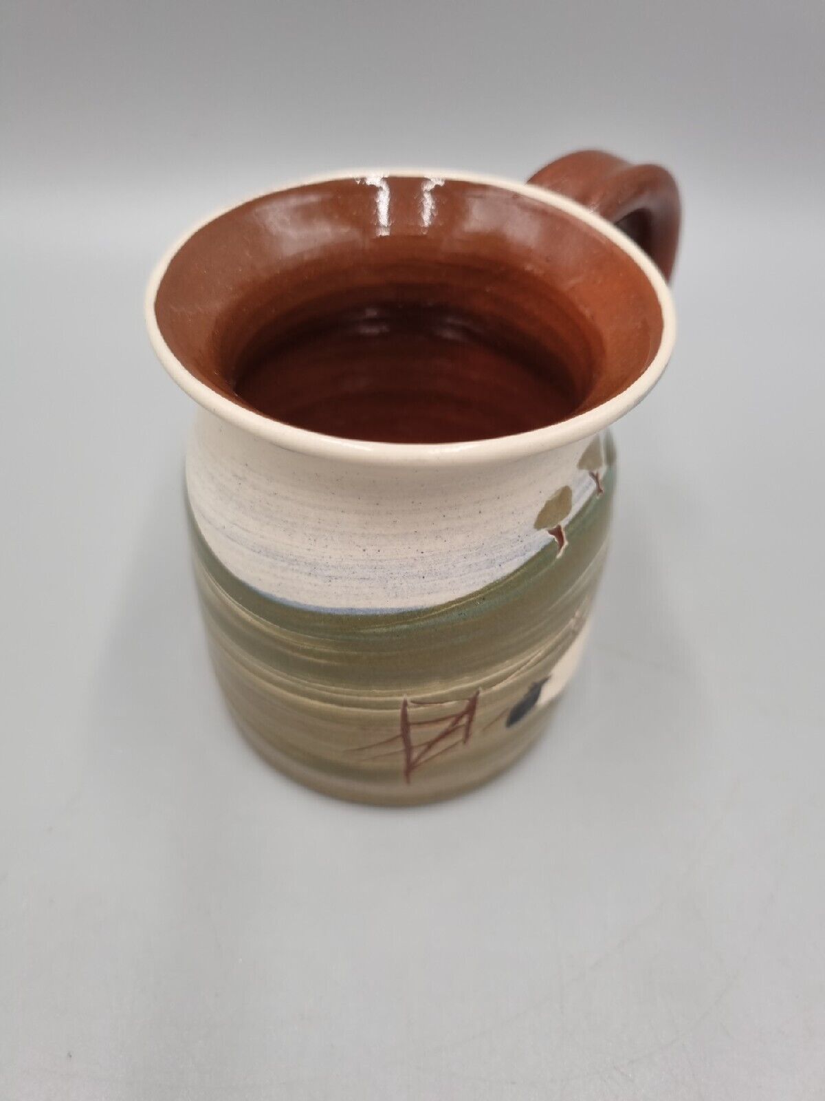 A Studio, Abbot Pottery, Caroline Smith, Mug, Devon, Landscape & Sheep