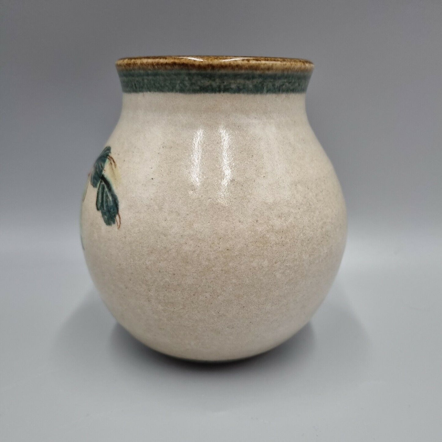 A John Green Cheesman Pottery, Stoneware Floral Bulb Vase, VGC.