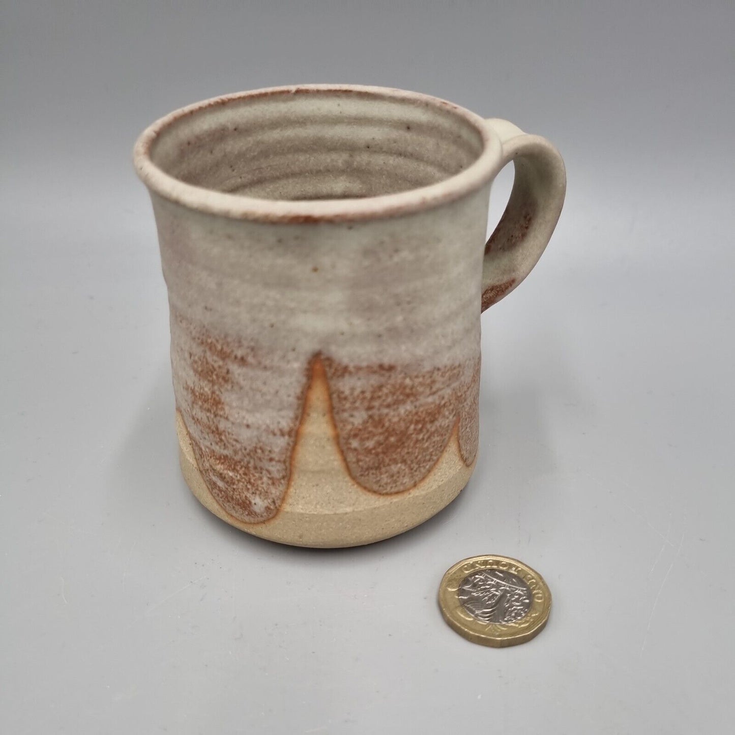 A Roger Bunn Studio Pottery Small Mug. VGC.