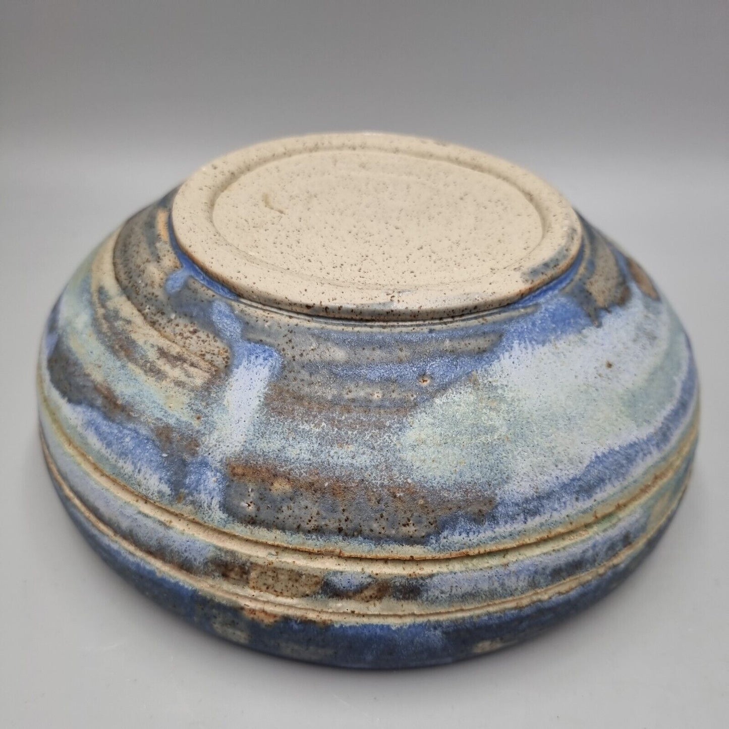 A Studio Pottery Bowl, Incised To Base With Fish Mark, '95.