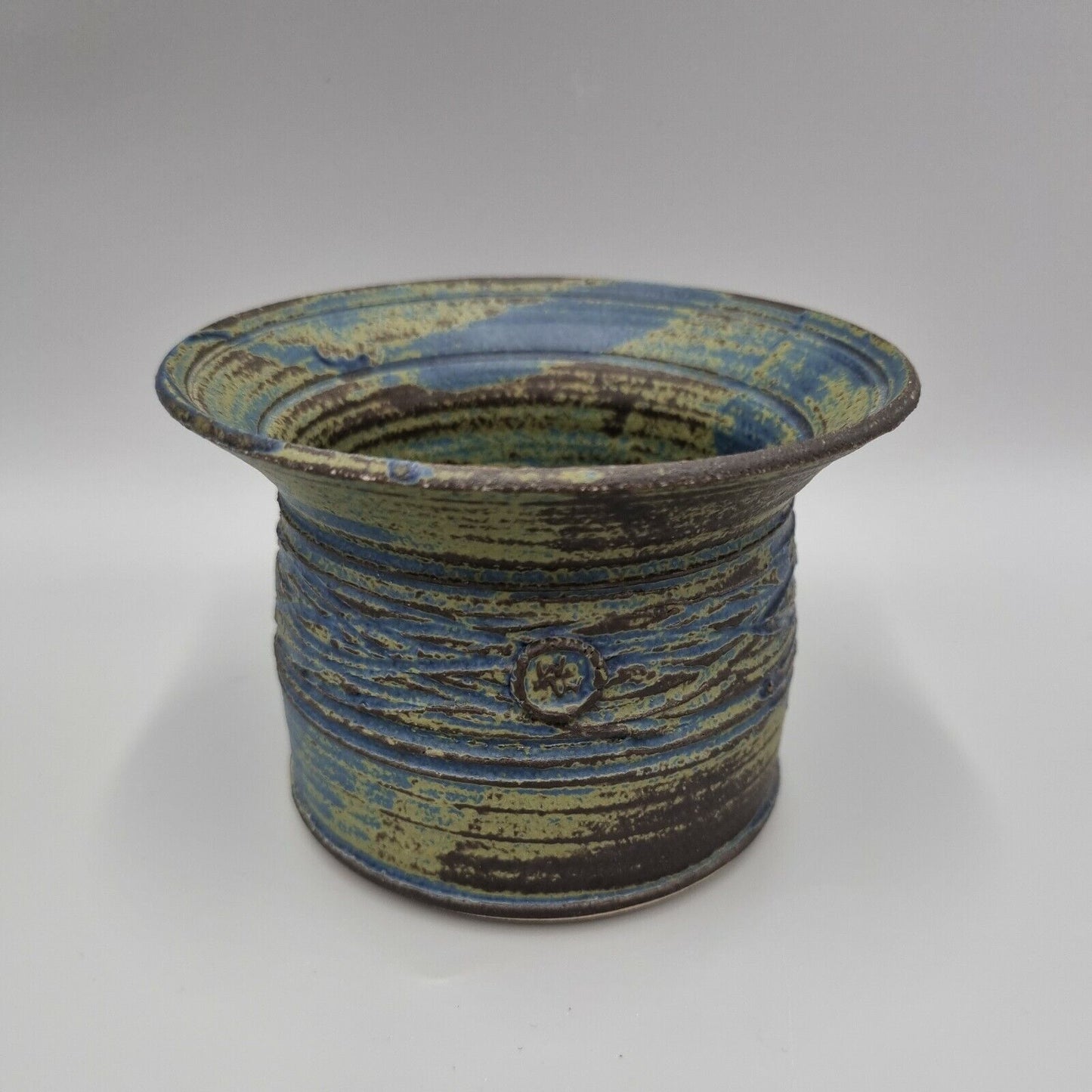 A Flared Rim Studio Pottery Bowl, Lansdown Pottery, John & Penny West, VGC.