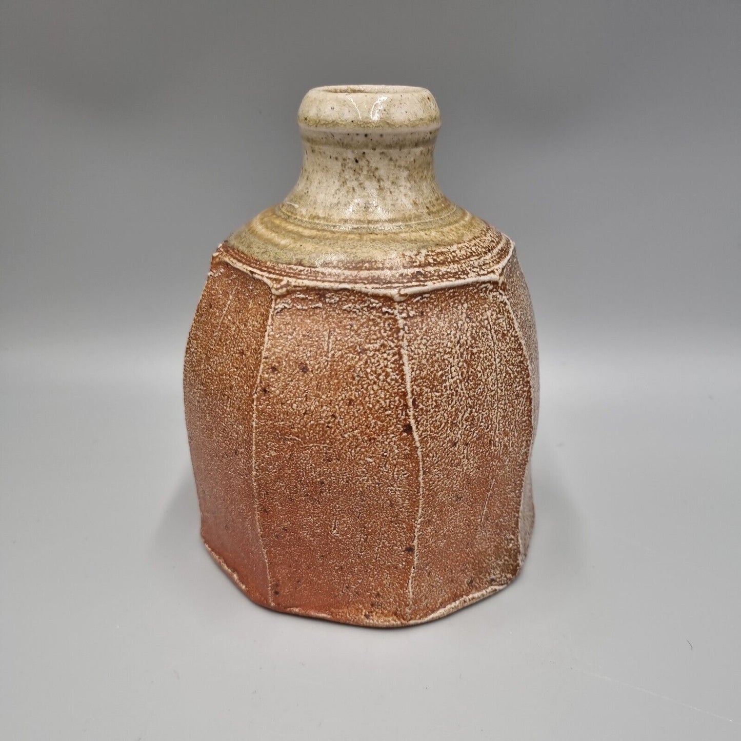 A Studio Pottery Carved Bottle Vase / Vessel By Micki Schloessingk.