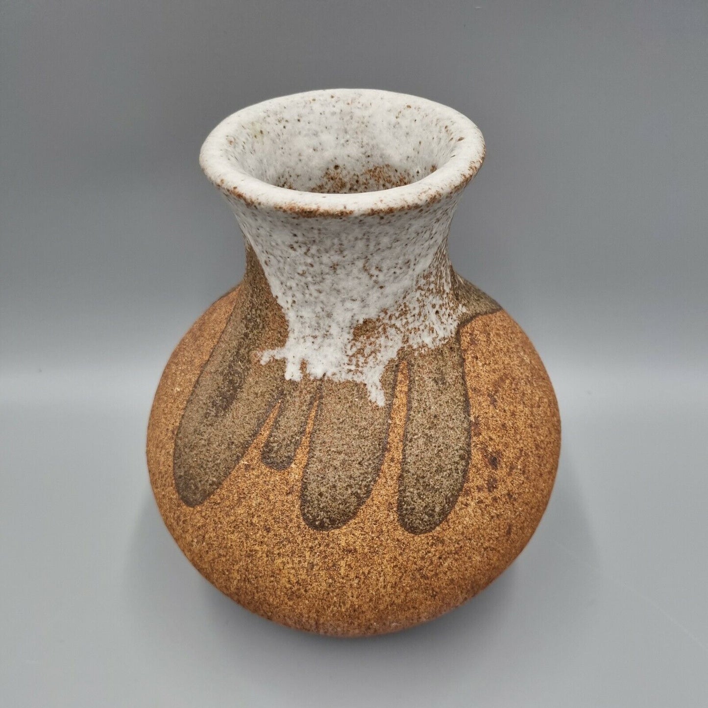 A Large Stoneware Studio Pottery Vase, Marked to the base, VGC.