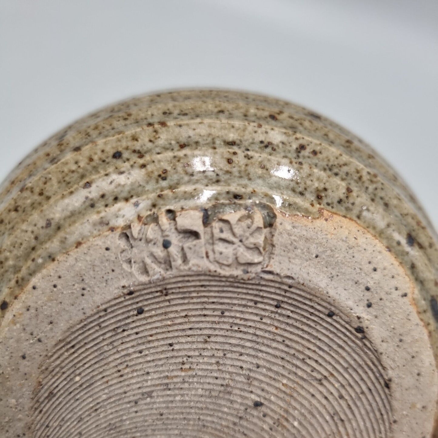 A Glazed Studio Pottery Bowl Impressed Makers Marks To Base, Good Condition.