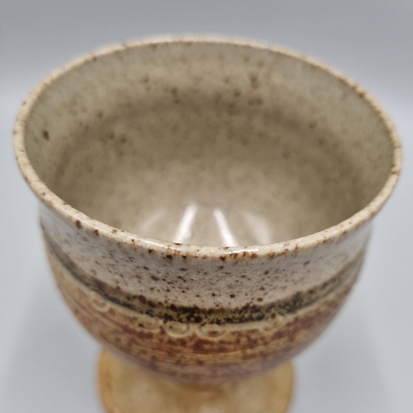 A John Davidson, New Mills Studio Pottery Goblet, Cornwall.