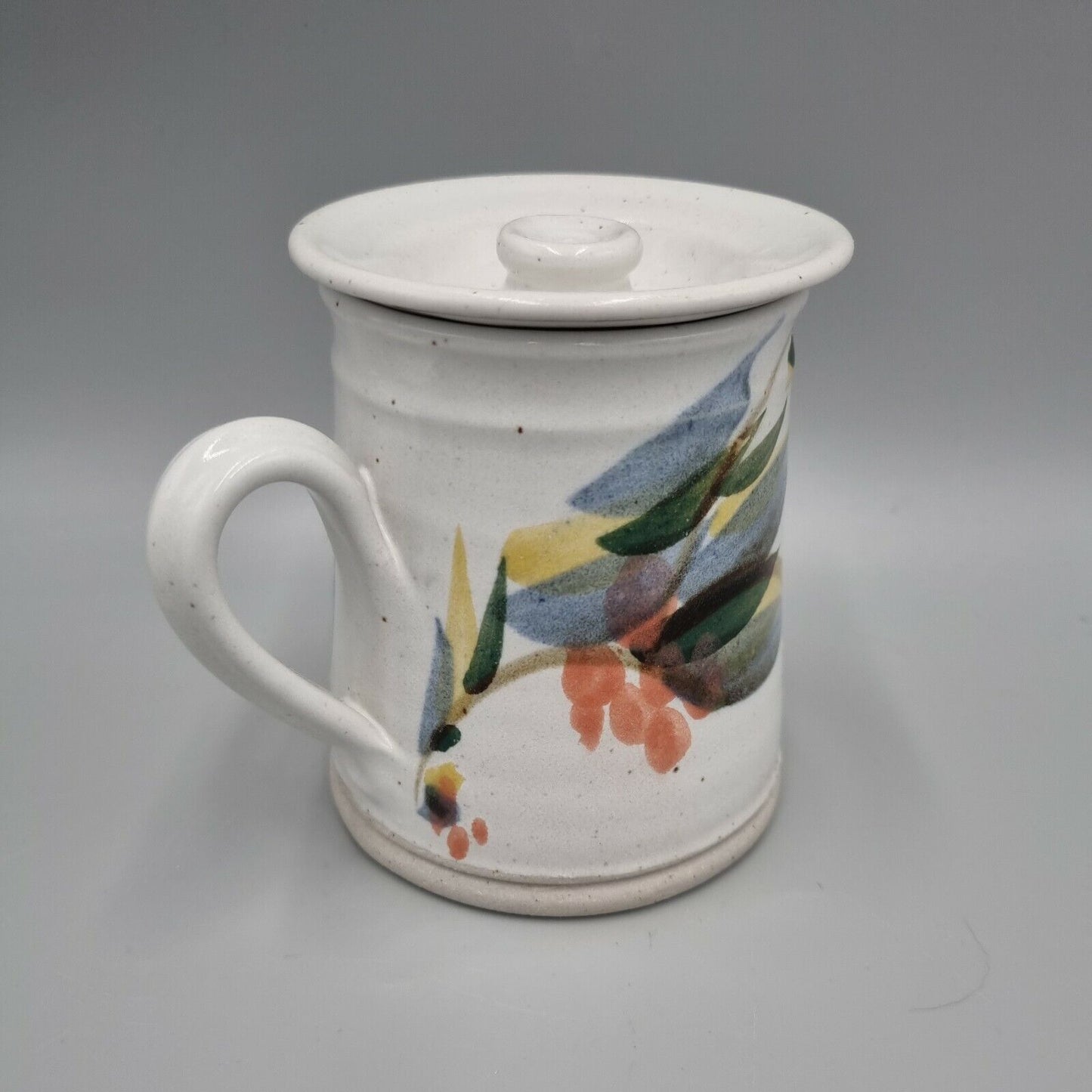 A Potters Barn, Steve Marr & Andrew Pollard, Studio Lidded Mug / Cup. VGC.