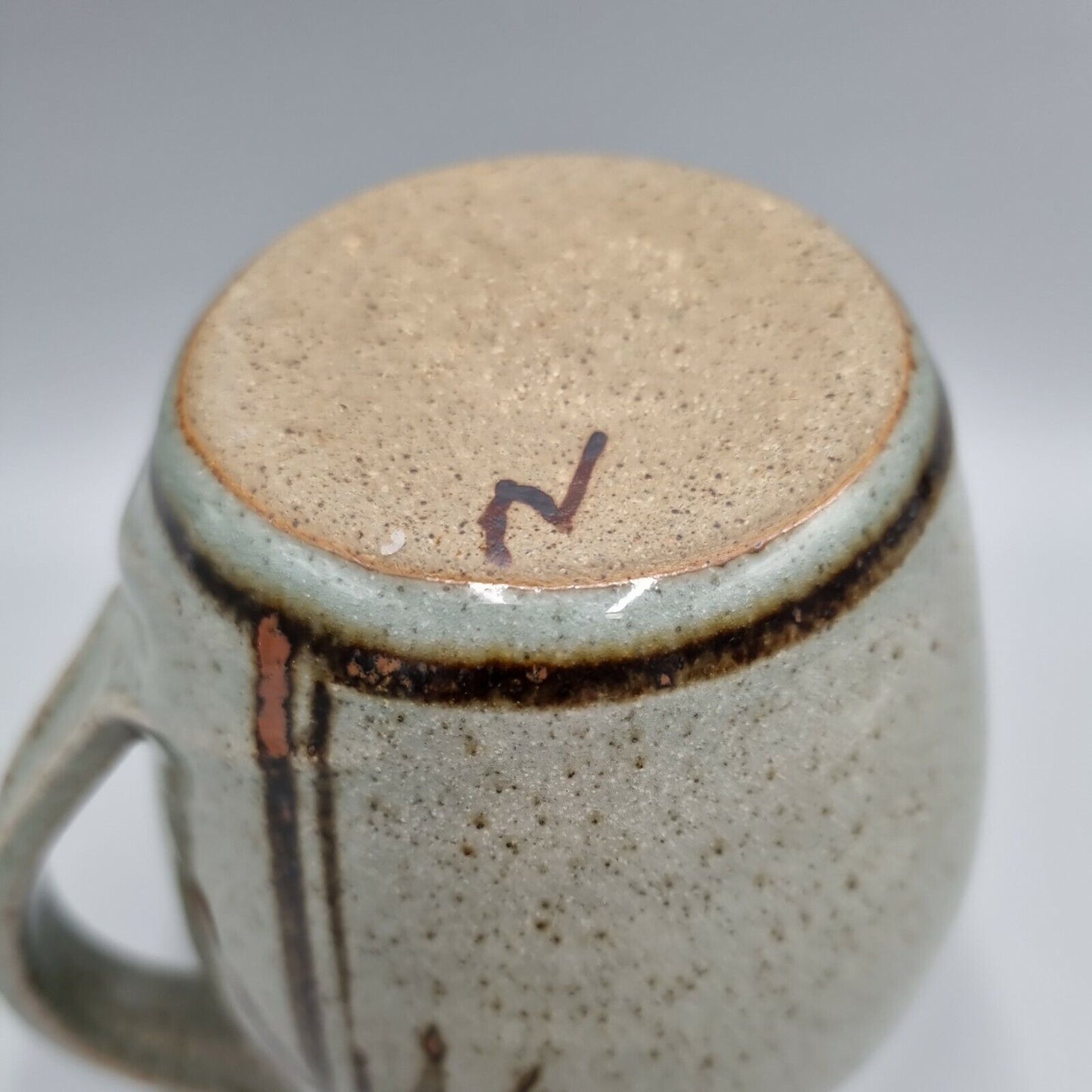 A Studio Pottery Stoneware Decorated Jug By Devon Potter Nick Douglas.