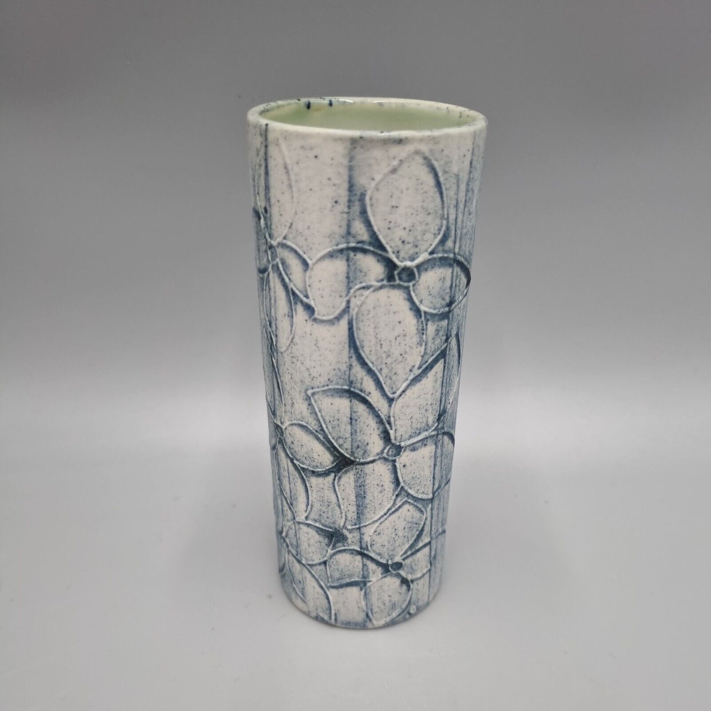 A Carn Studio Pottery Vase - John Beusmans, Small Cylinder Bud Vase.