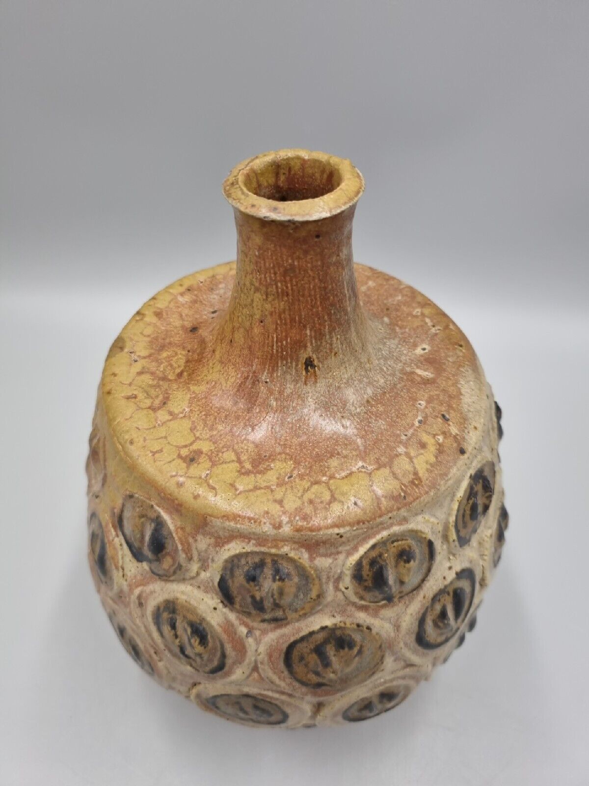 A Vintage Studio Pottery Vase Attributed To Keith Hall, Llandaff, Wales.