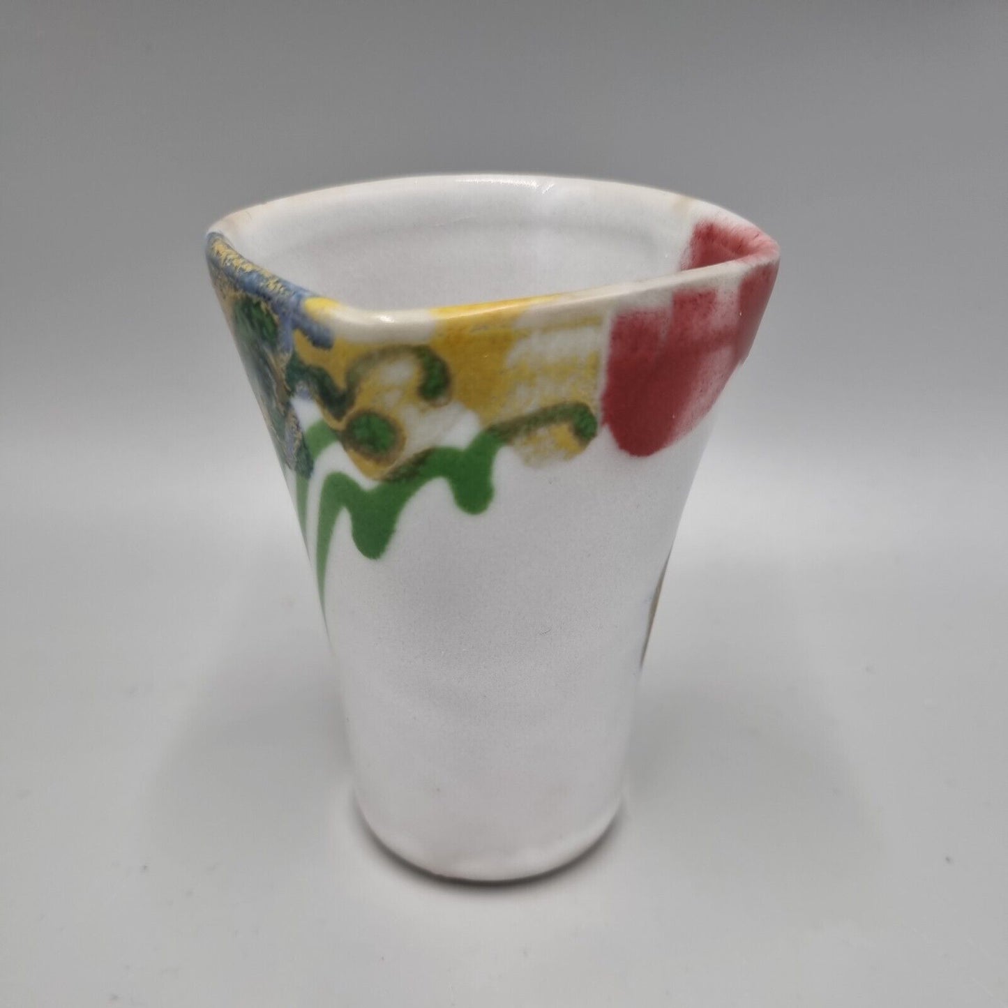 A Janice Tchalenko Studio Pottery Small Vase For Dartington Pottery