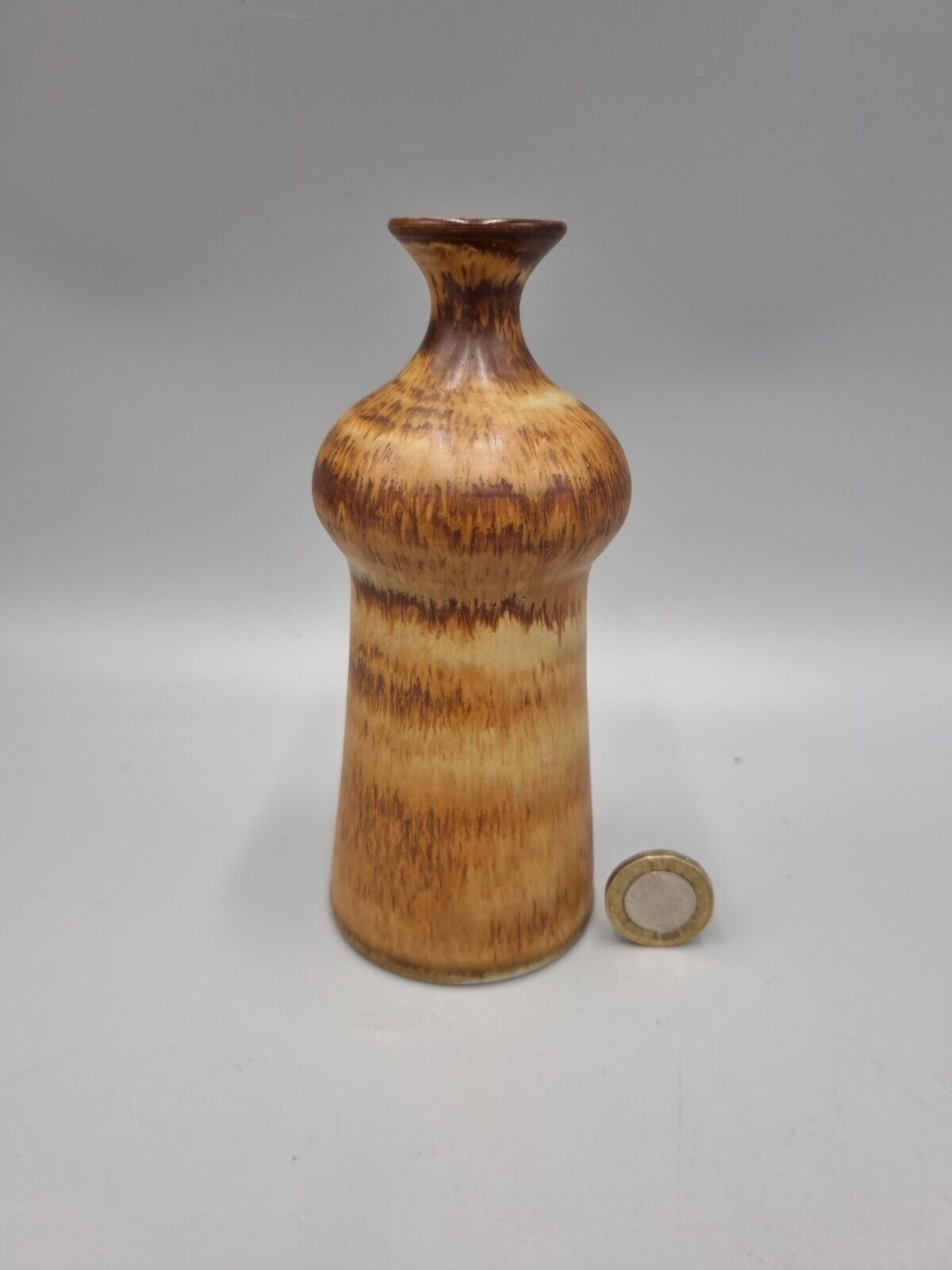 A Studio Pottery Vase For Hoganas Keramik, Sweden, Signed.