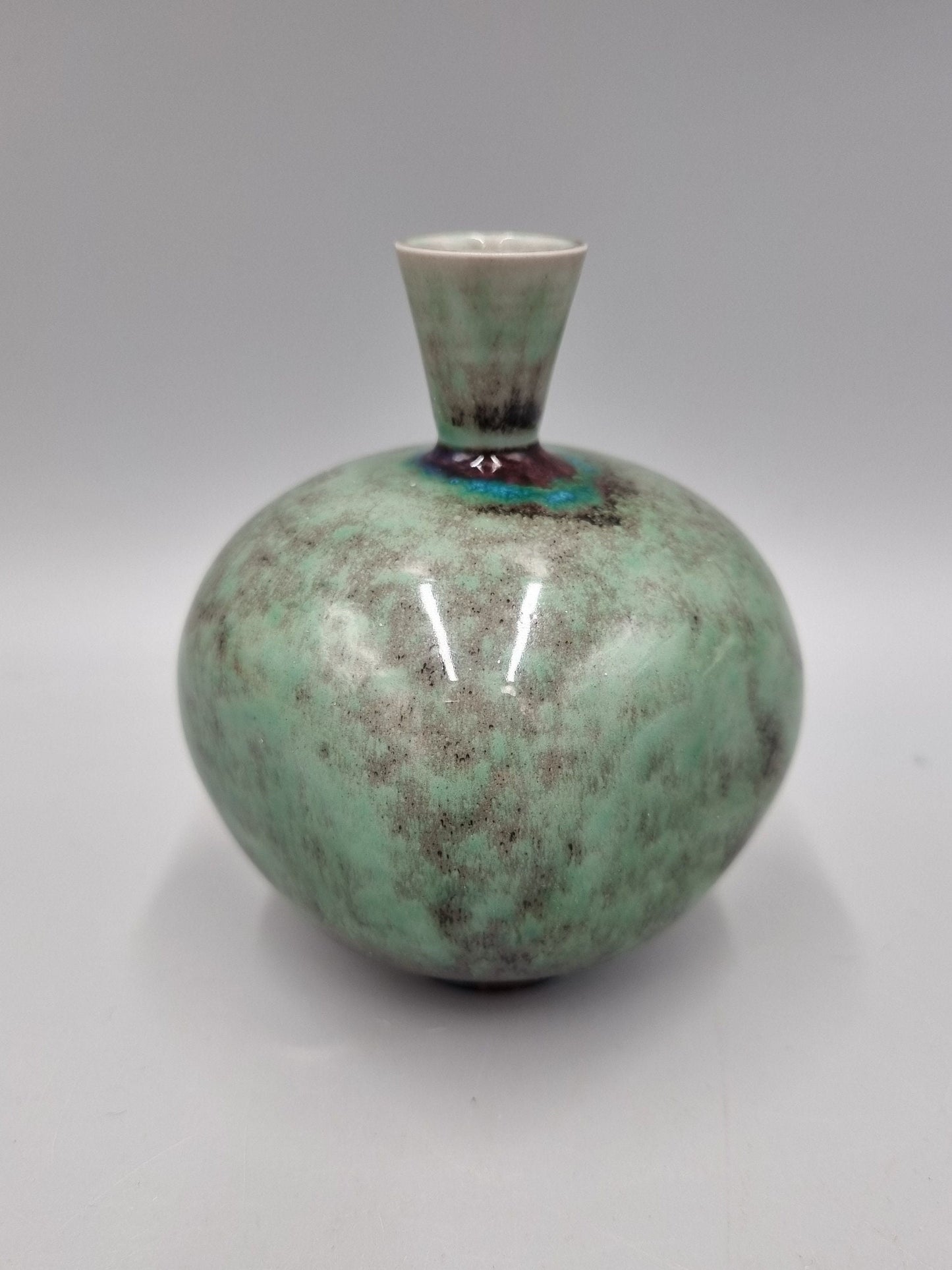 A Berndt Friberg Unique Studio Vase For Gustavsberg, Dated 1968.