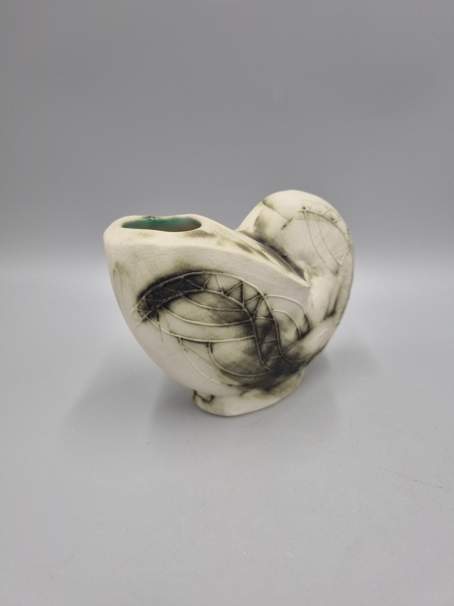 A Carn Studio Pottery Small Shell Nautilus Posy / Bud Vase, Form N66.